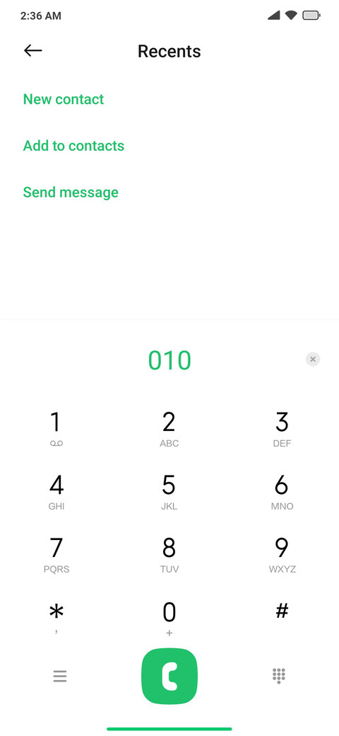 GREEN -P.A screenshot