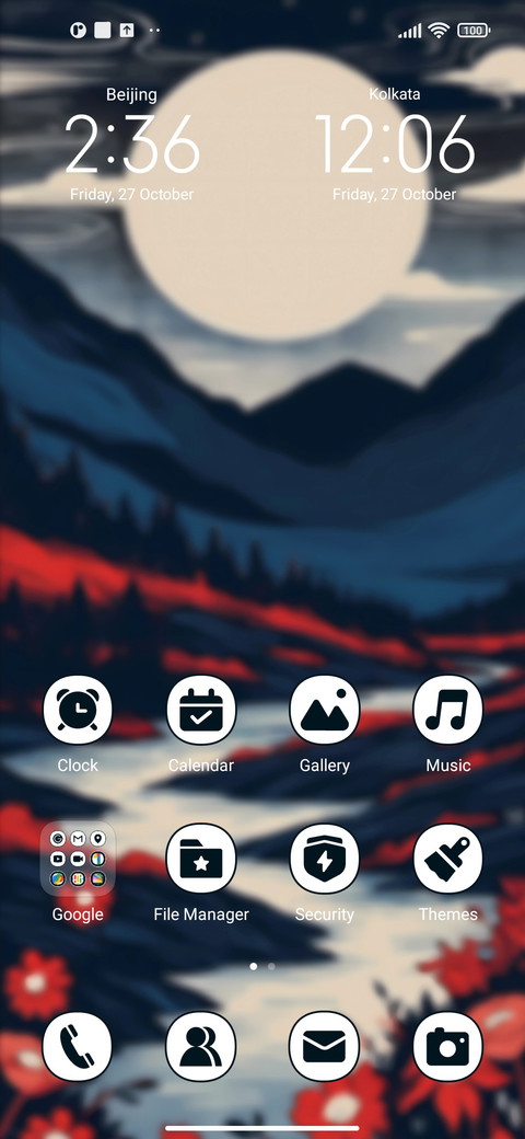 Mountains screenshot