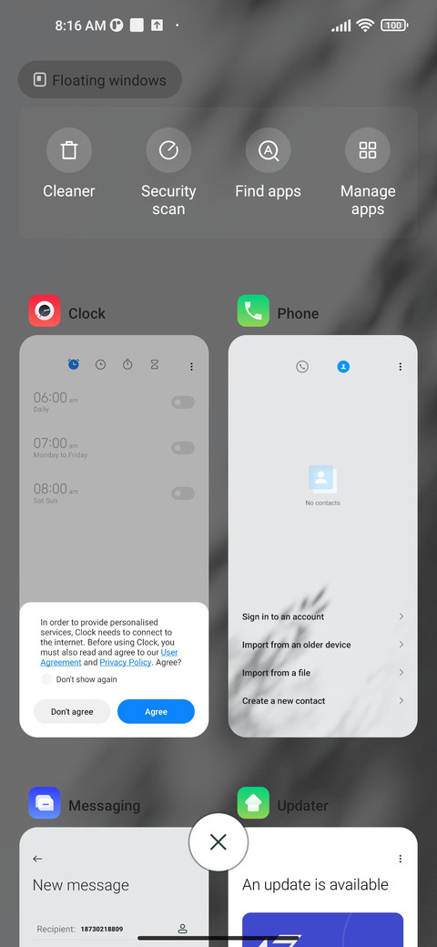 Never left screenshot