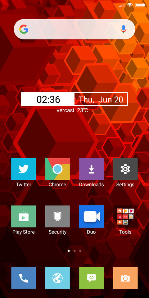 Quadrangle screenshot