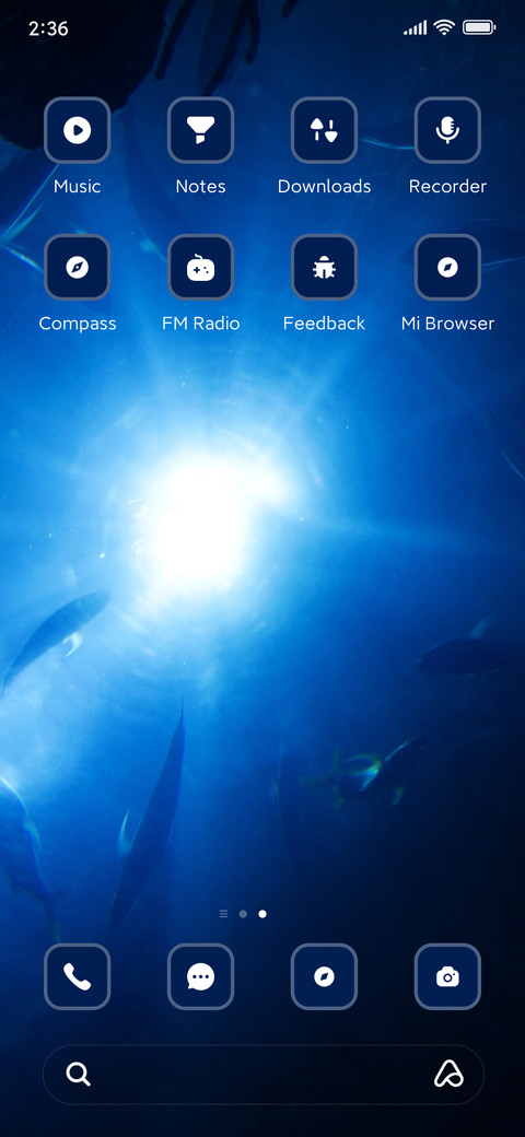 Asia blue screenshot