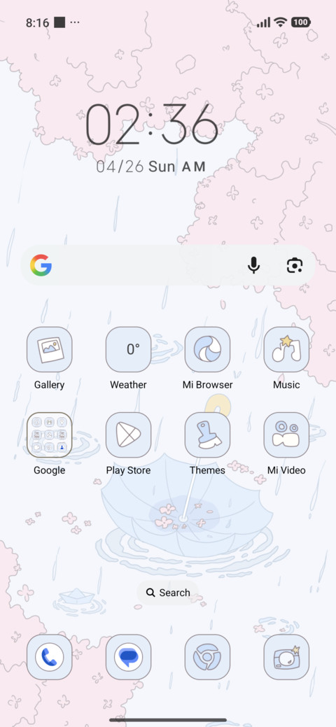 Pink Sakura Rain screenshot
