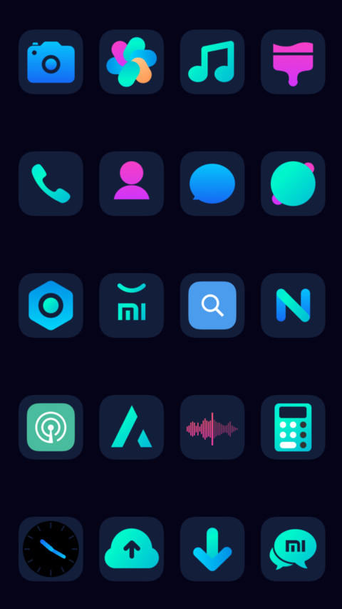 Dark-UI screenshot