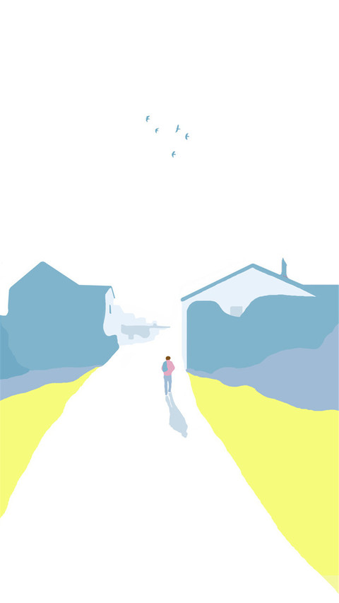 扁平风简约风景 screenshot