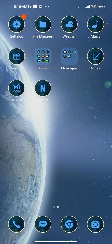 earth moon screenshot