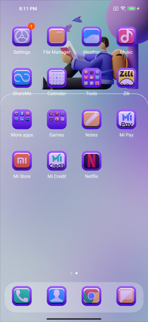 Glassmorph ui Lite screenshot