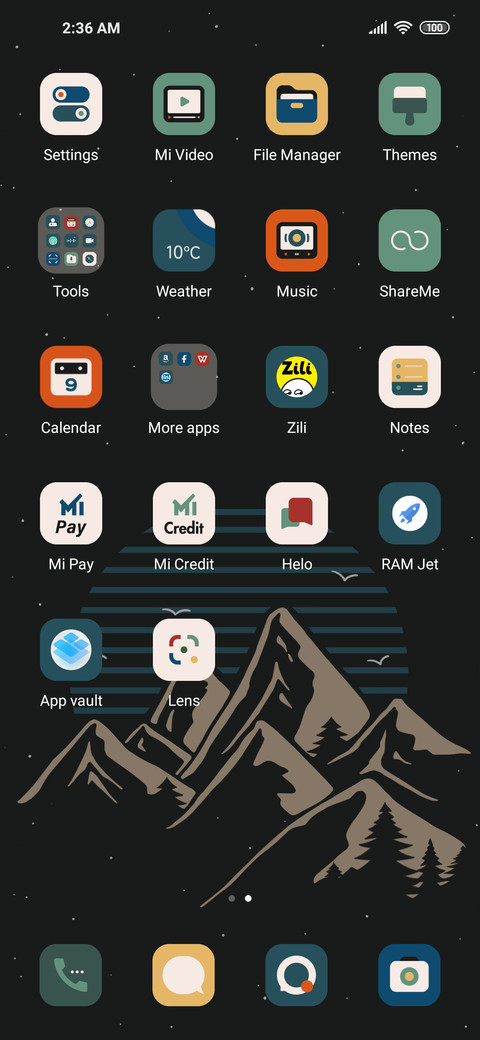 Sunrise screenshot