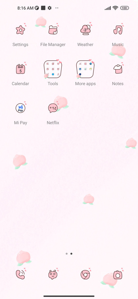 Super sweet peach screenshot