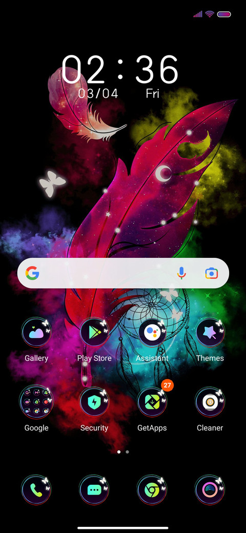 Dream feathers screenshot