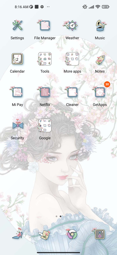 Falling Flowers screenshot