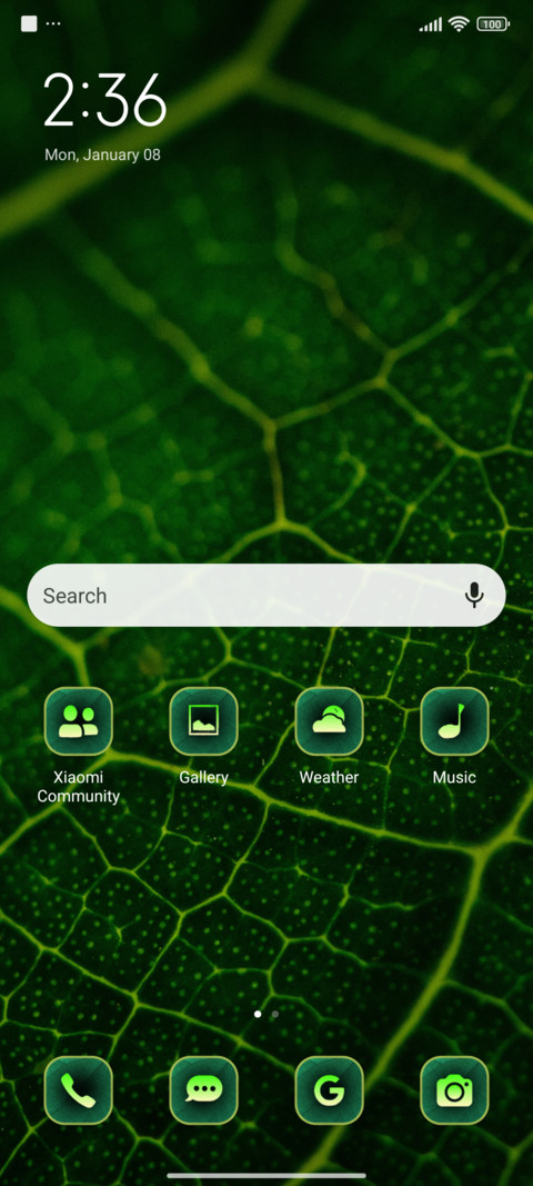 macro leaf screenshot