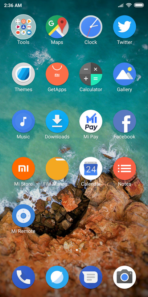 Pure Android P screenshot