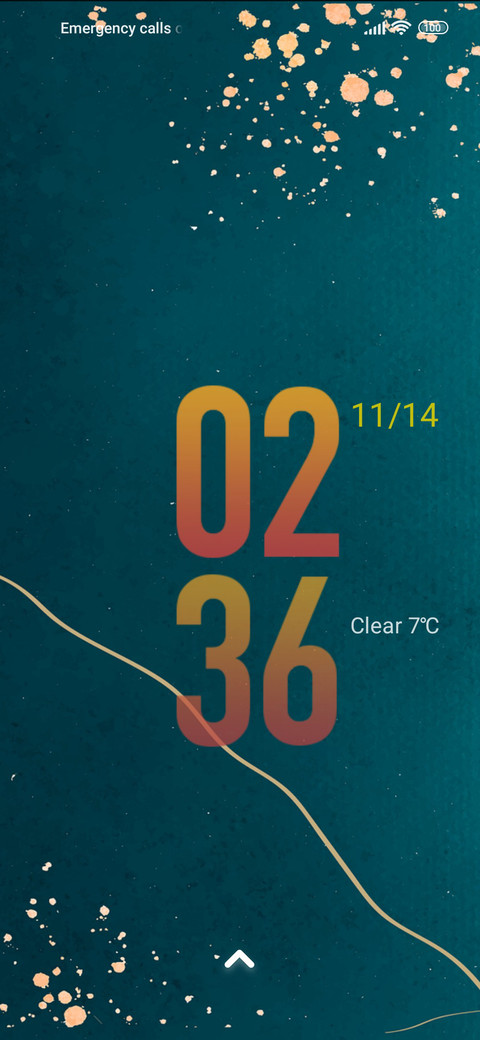 minimal blue screenshot