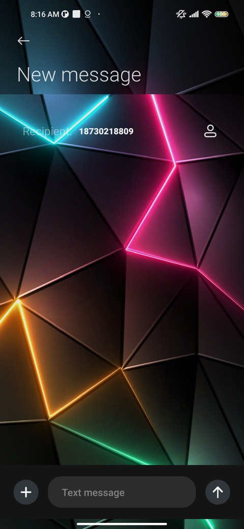 Dark neon triangle screenshot
