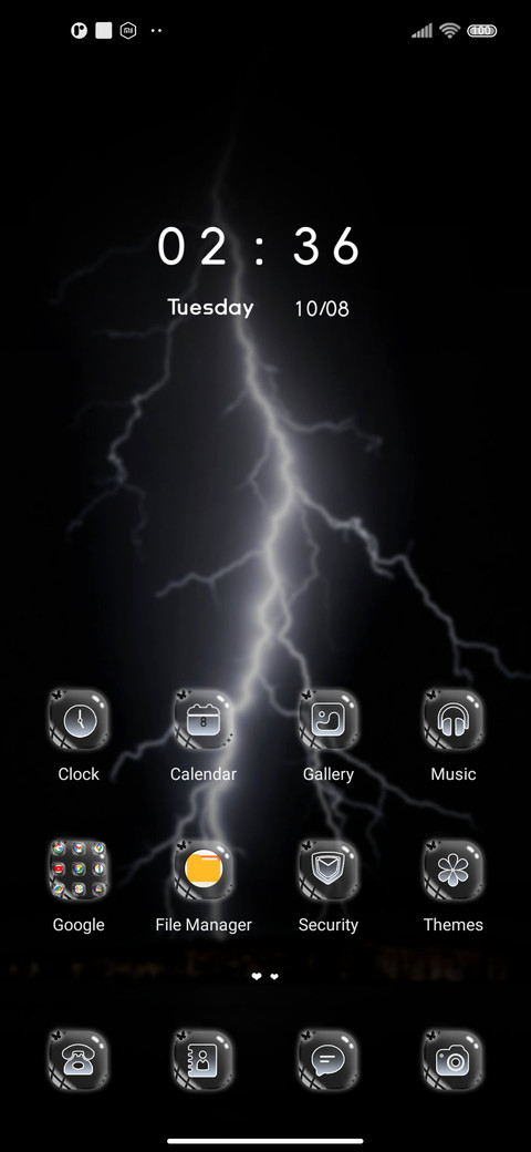 Night rain screenshot