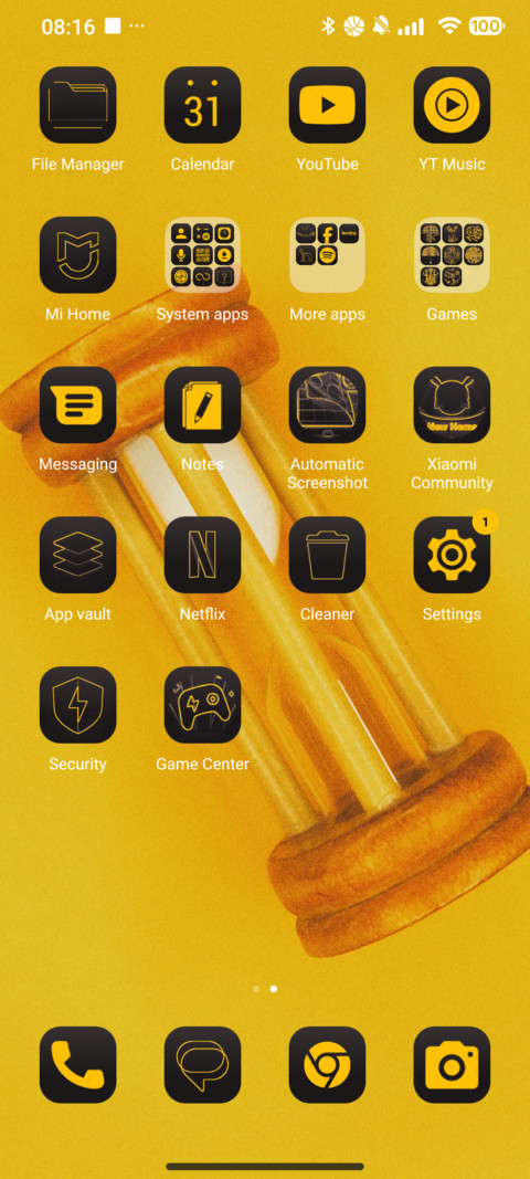 Yellow Hourglass screenshot