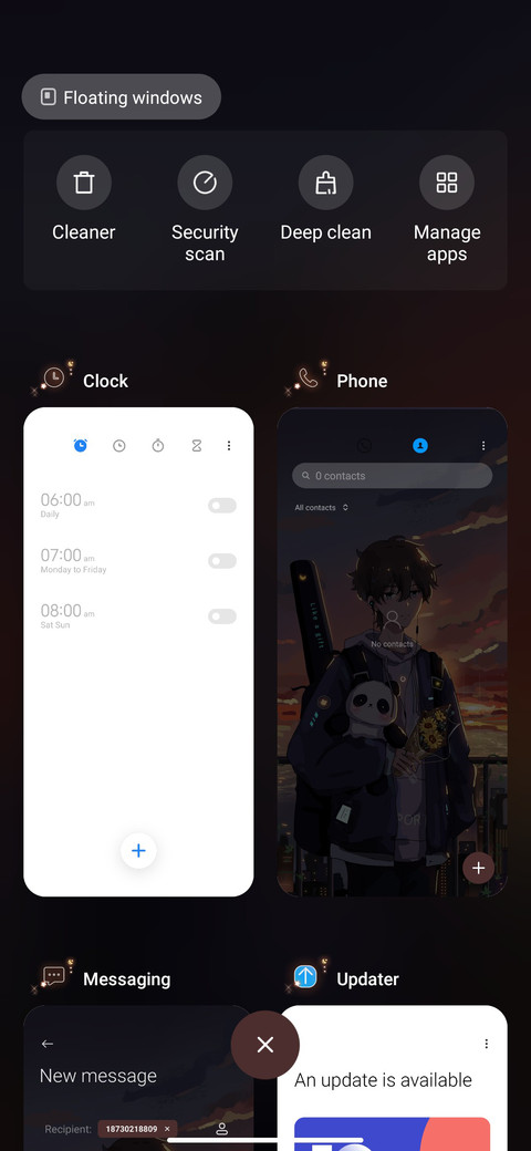 setting sun screenshot
