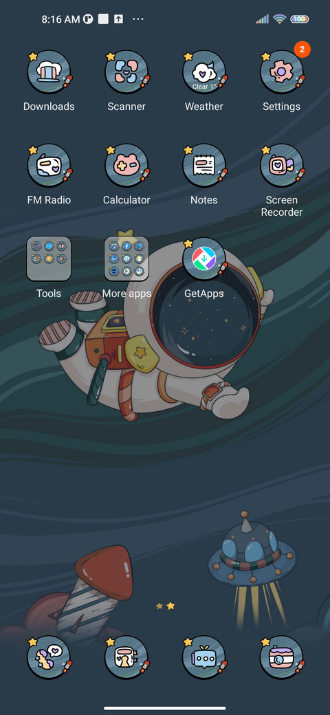 Trendy astronauts screenshot