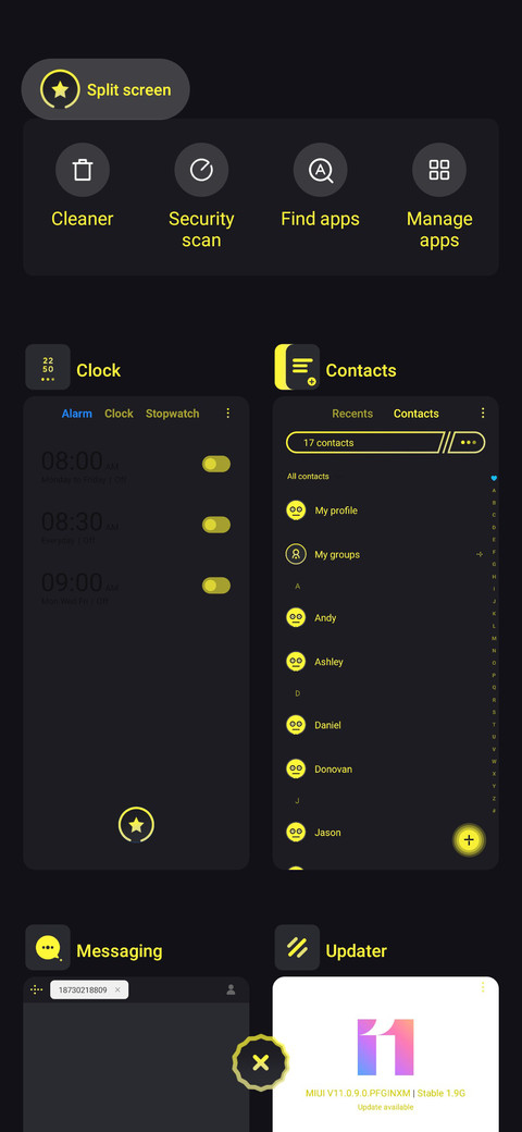 Dark Yellow screenshot