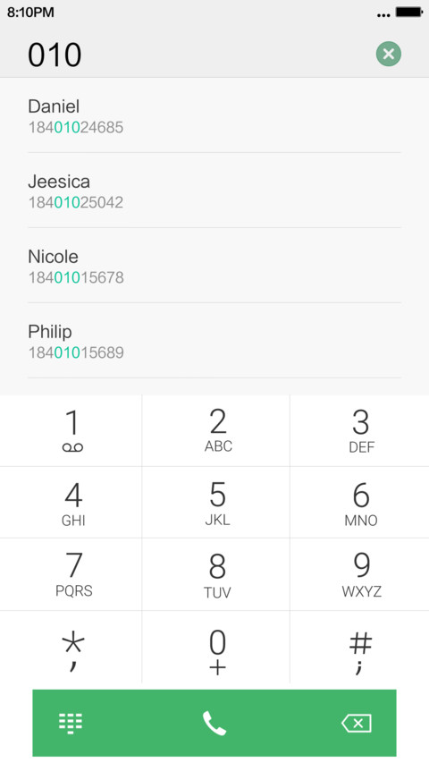 iWATCH OS screenshot