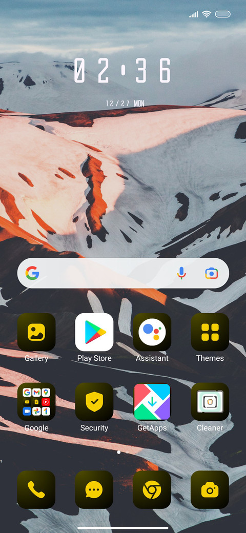 Snow sun screenshot