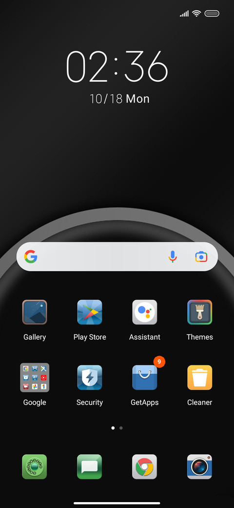 Silver clock screenshot