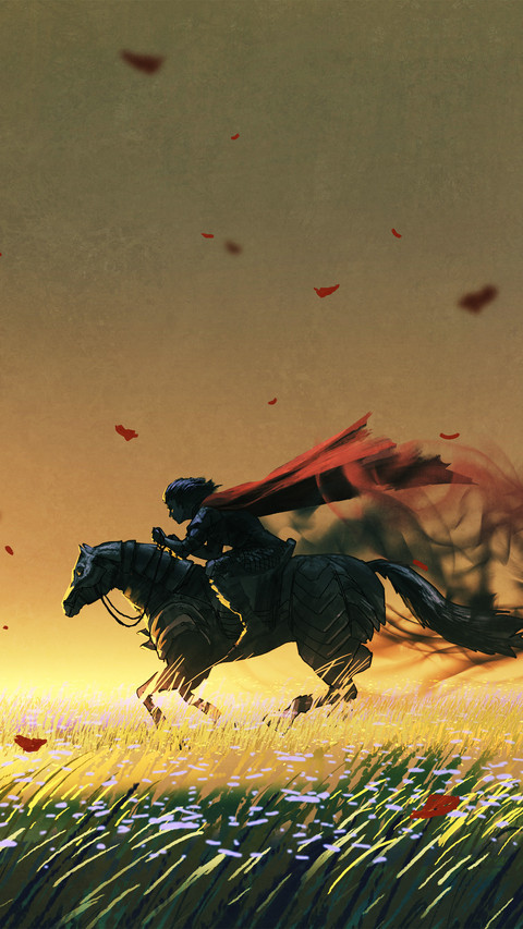 The knight on the grassland screenshot