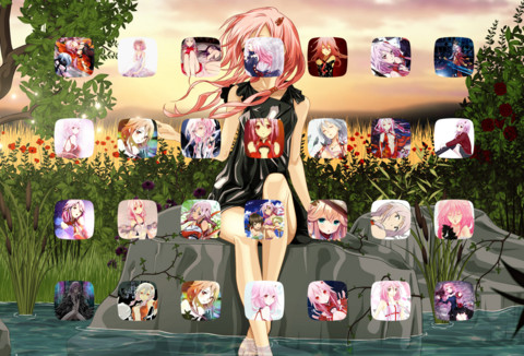 罪恶王冠の楪祈（开机动画+自由桌面+多锁屏多壁纸） screenshot