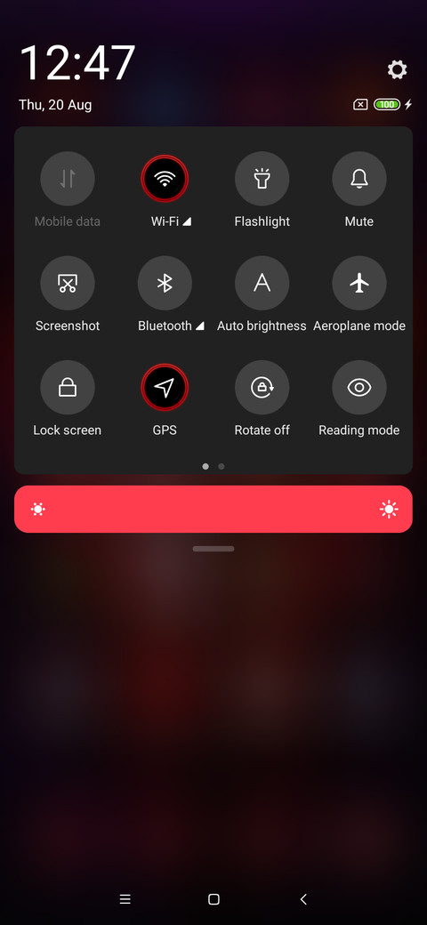 Red Rog Phone screenshot