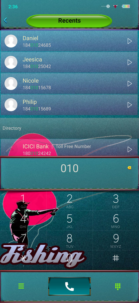 Fishing one screenshot