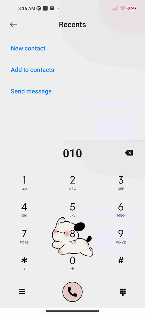 Two-pattern puppy screenshot