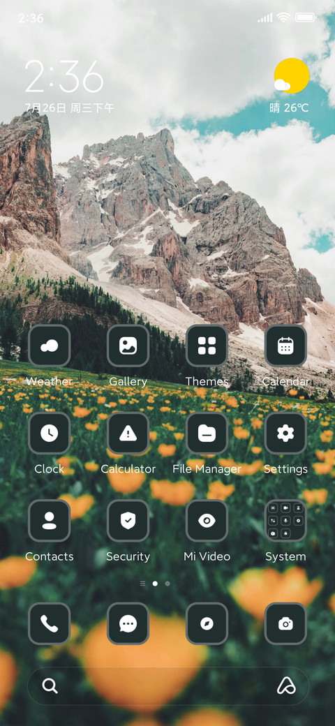 Moutain Flowers screenshot