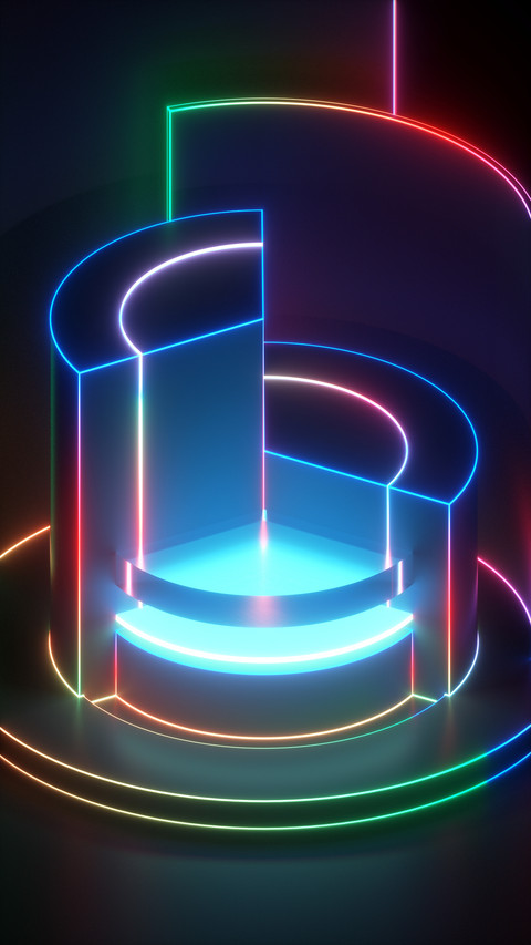 Minimalist abstract geometric creative wallpaper screenshot