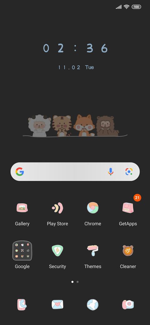 Cute pet widget screenshot