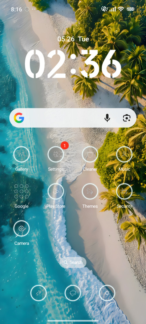 Sea screenshot