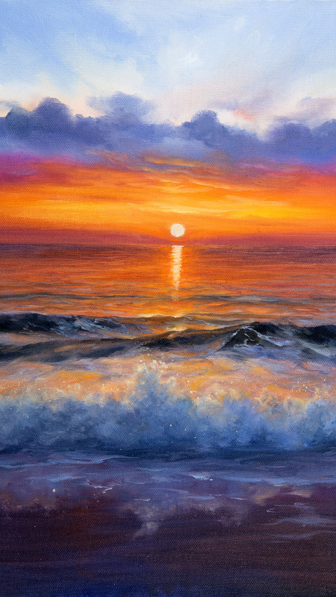 Healing oil painting screenshot