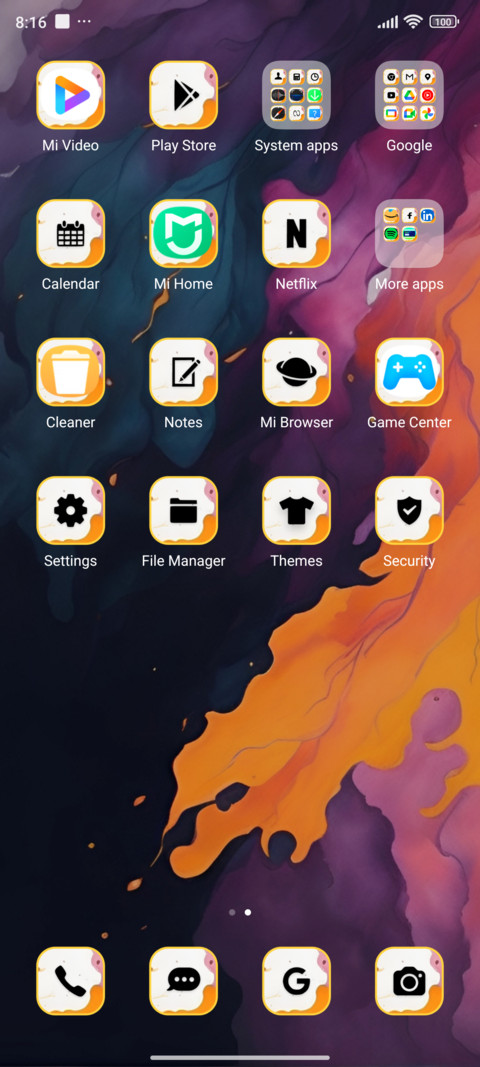 abstract splash screenshot