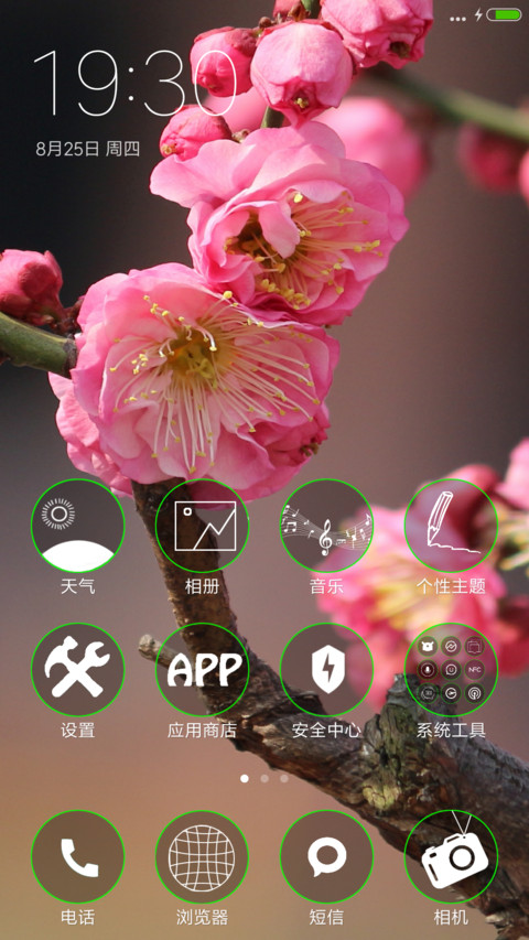 桃花唯美盛开（炫酷充电动画） screenshot