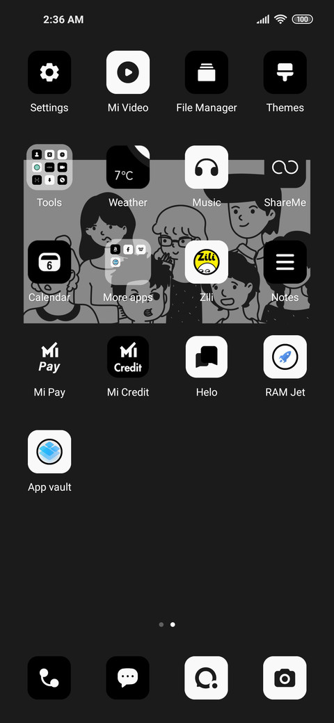 Minimalist cartoon screenshot