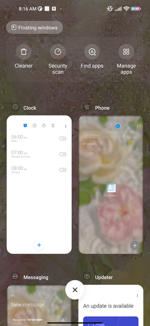 Spring flower screenshot