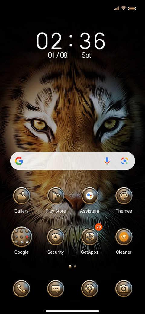 Tiger-Simplicity screenshot