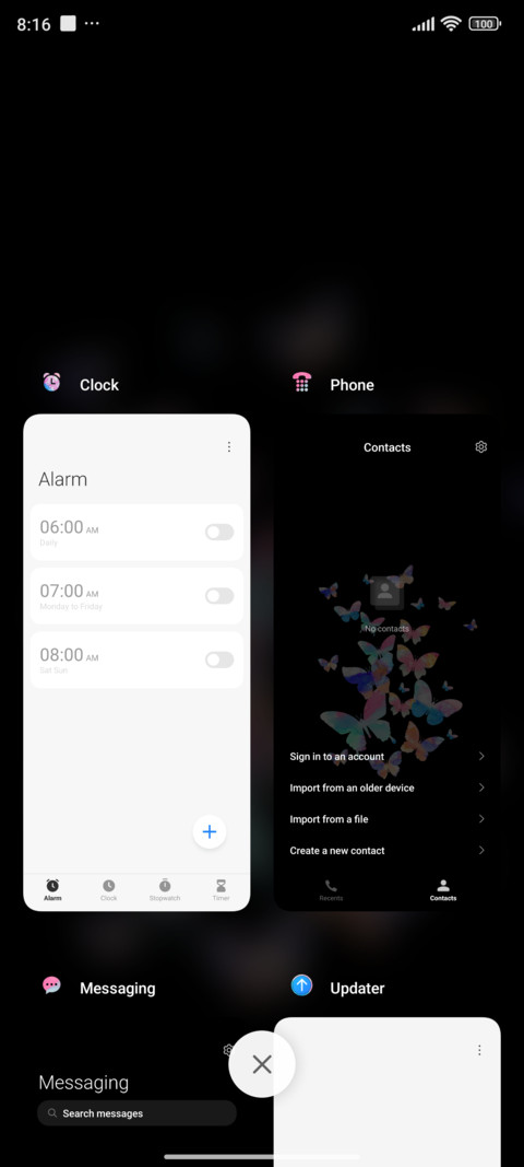 Colorful butterfly screenshot