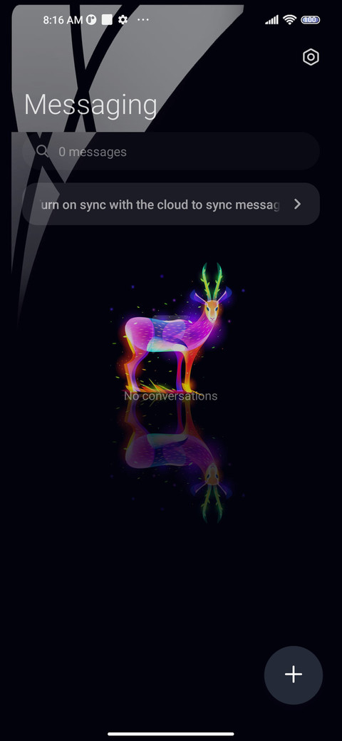 Minimalist deer screenshot
