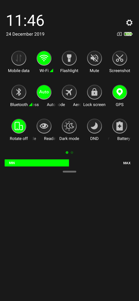 Matrix screenshot