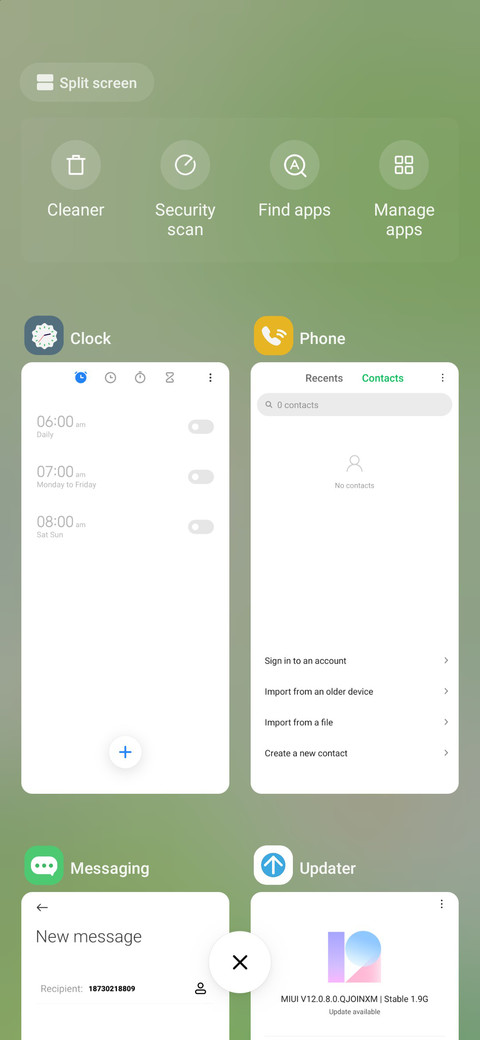 Wake up screenshot