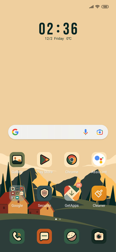 Fields in autumn screenshot