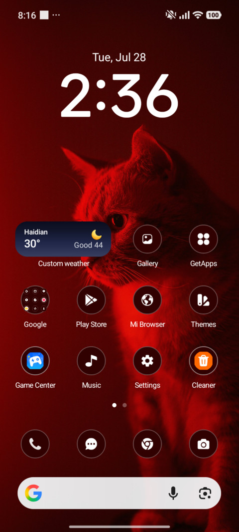 Cat screenshot