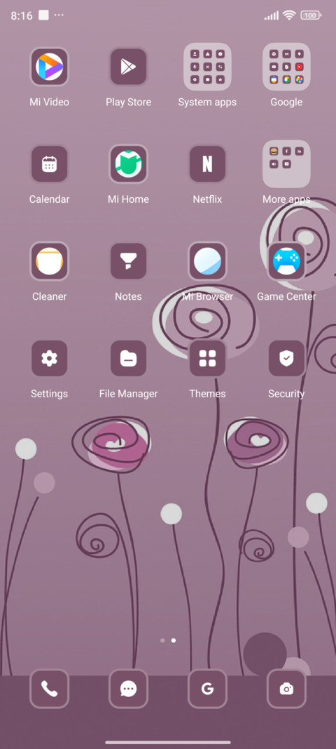 Purple screenshot