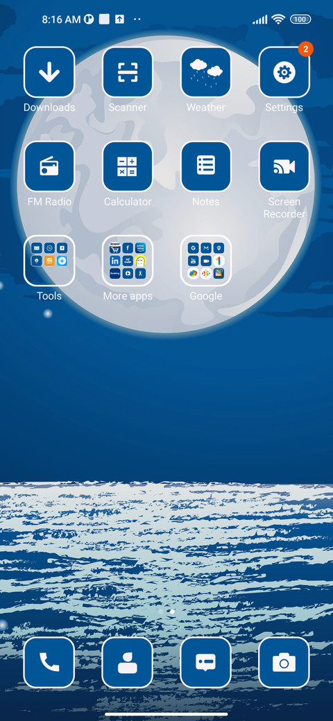 Moon Blue screenshot