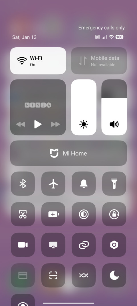 NINJA UI screenshot